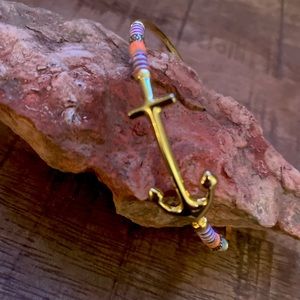 Anchor Cuff Bracelet